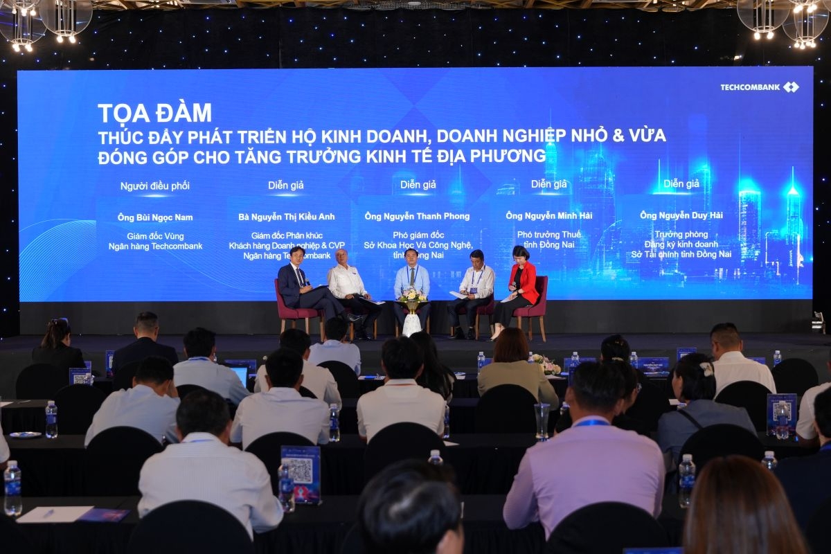 Techcombank đẩy mạnh hỗ trợ doanh nghiệp, hộ kinh doanh tại Đồng Nai